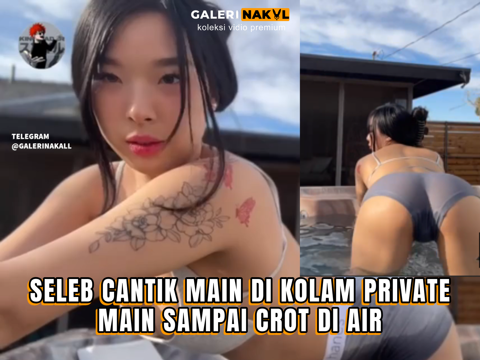 SELEB CANTIK MAIN DI KOLAM PRIVATE